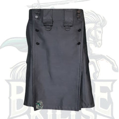 Duty Black Tactical Utility Kilt – Rugged & Functional Scottish Kilt