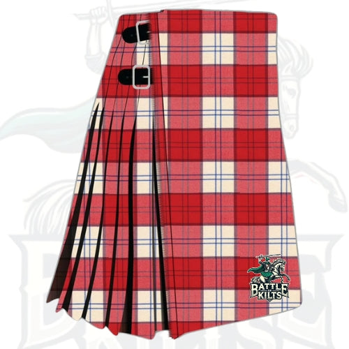 Lennox Dress Red Tartan Kilt | Premium Clan Heritage Kilt