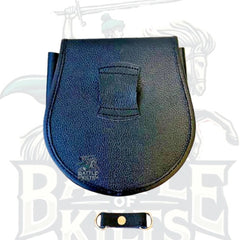 DSS Kilts Scottish Black Day Sporran Kilt Bag for Men by BattleOfKilts