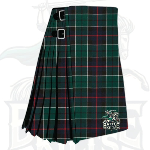 Leslie Green Modern Tartan Kilt | Scottish Clan Heritage