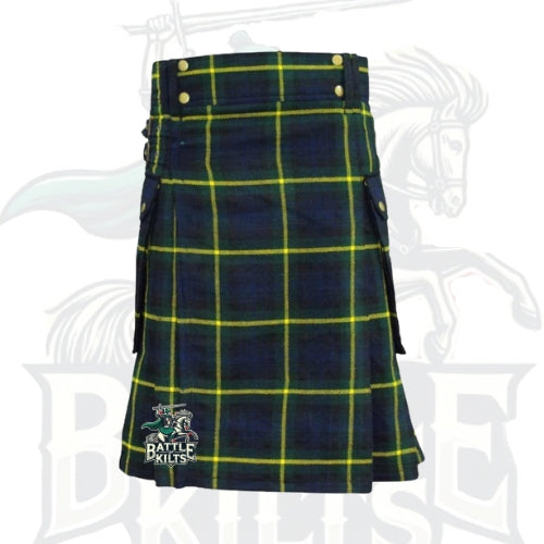 Battle of Kilts – Gordon Tartan Utility Kilt