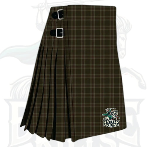 Lion Heart Grey Tartan Kilt | Modern Scottish Pride & Strength