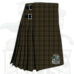 Lion Heart Grey Tartan Kilt | Modern Scottish Pride & Strength