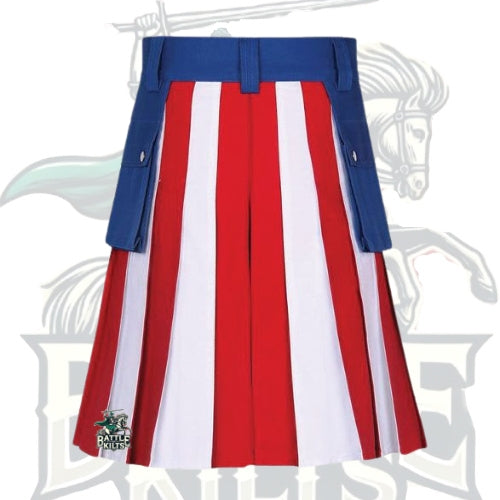 American Flag Hybrid Kilt – Handmade U.S. Flag Utility Kilt