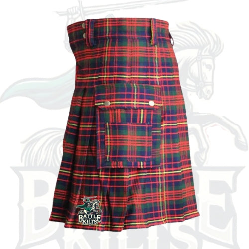 Battle of Kilts – Handmade Cameron of Erracht Tartan Utility Kilt
