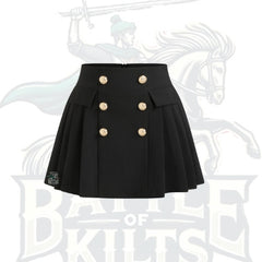 Breasted Pleated Mini Skirt – Chic, Stylish & Versatile