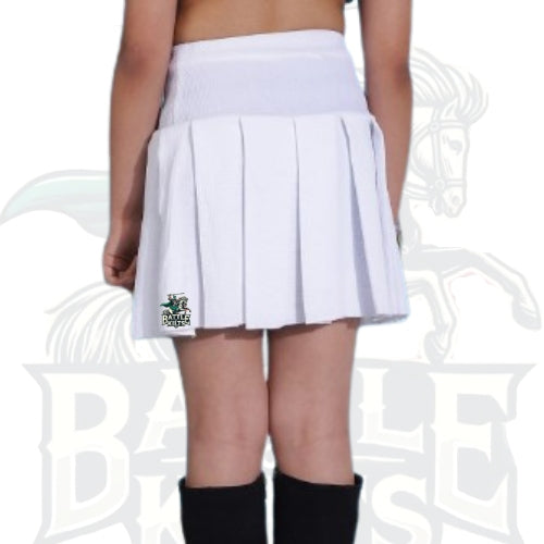 Girls’ White Pleated Flared Mini Skirt – Cute, Stylish & Playful