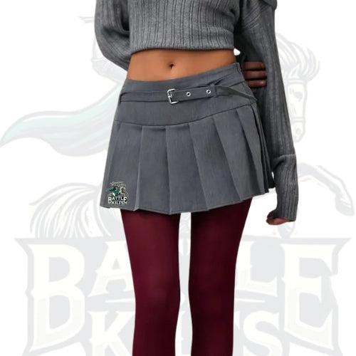 Women’s High-Waisted A-Line Skirt with Belt – Elegant & Versatile