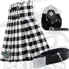 Battle Of Kilts Men’s Tartan Kilt Outfit – 5-Piece Scottish Set with Premium Accessories