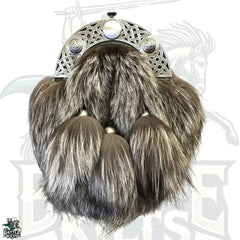 Dress Sporran – Silver Fox Antique by BattleOfKilts