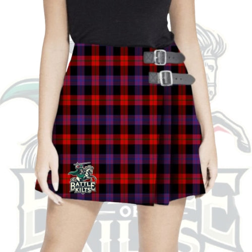 Women’s Brown Modern Tartan Kilt