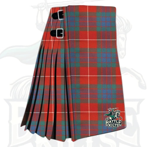 Fraser Red Ancient Tartan Kilt – A Timeless Symbol of Scottish Honor