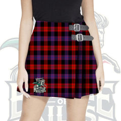 Women’s Brown Modern Tartan Kilt