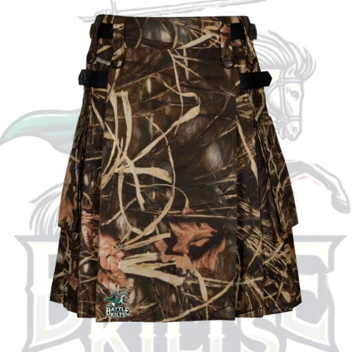 Camouflage Kilt for Men – Handmade Tactical