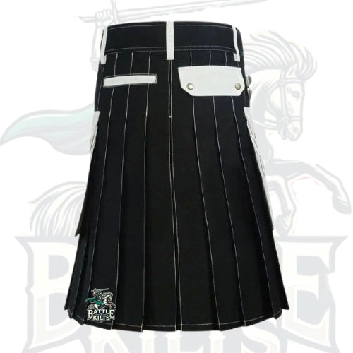 Black & White Carhartt Work Utility Kilt – Premium Workwear & Hybrid Utility Kilt