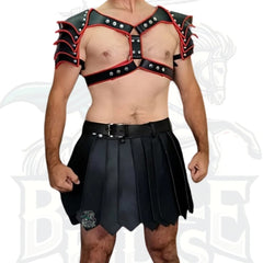 Genuine Leather Kilt Harness – Stylish Latest Design Leather Cosplay Costume Kilt