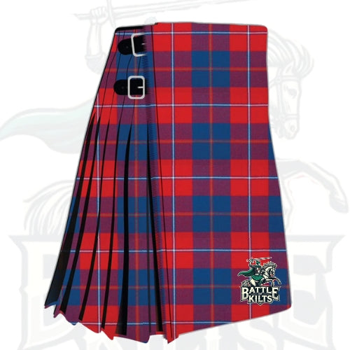 Galloway Red Modern Tartan Kilt – Bold Highland Heritage