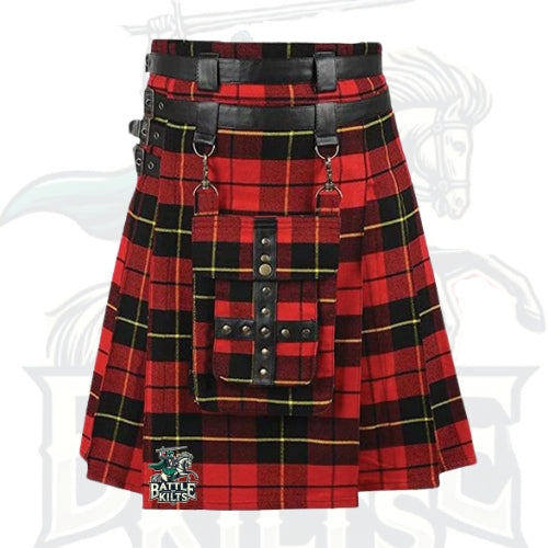 Battle of Kilts – Modern Wallace Tartan Utility Kilt