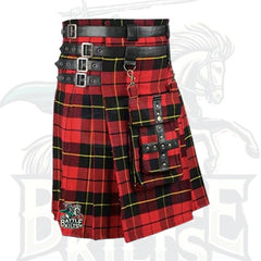 Battle of Kilts – Modern Wallace Tartan Utility Kilt