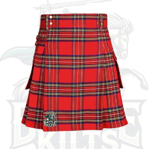Battle of Kilts – Royal Stewart Tartan Utility Kilt