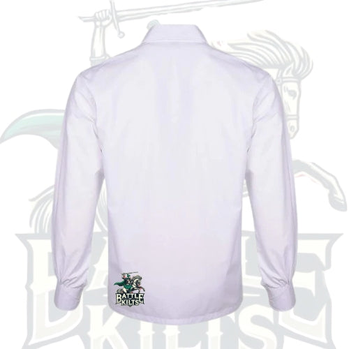 Jacobite White Ghillie Kilt Shirt | Battle of Kilts