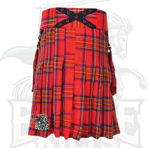 Battle of Kilts – Cato Royal Stewart Tartan Utility Kilt