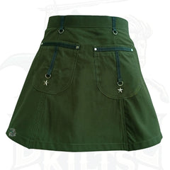 Dark Green Women’s Utility Skirt – Stylish, Functional & Trendy