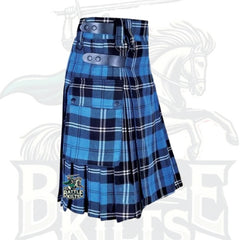 Battle of Kilts – Traditional Ramsay Blue Tartan Utility Kilt