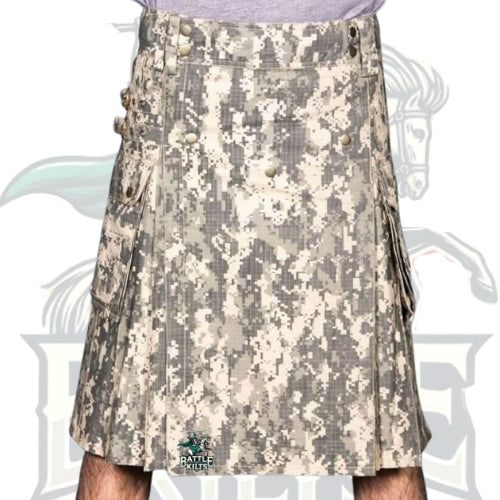 Cheviot Tactical Kilt – Handmade Utility Kilt for Men