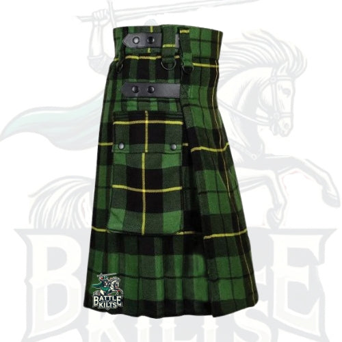 Battle of Kilts – Traditional Wallace Hunting Tartan Utility Kilt