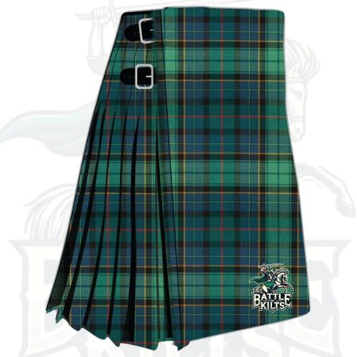 Leinster Green Irish Tartan Kilt | Authentic Irish Provincial Kilt