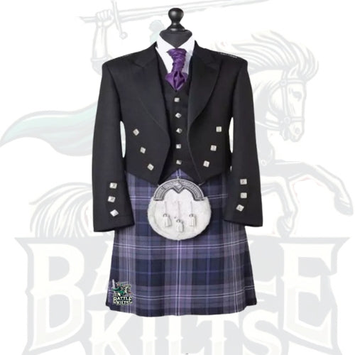 Traditional Scottish Prince Charlie 5 Button Jacket Outfit – Premium Highland Formalwear by BattleOfKilts