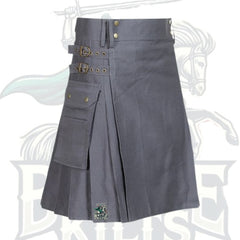 Grey Utility Kilts – Durable, Stylish & Functional Scottish Kilts