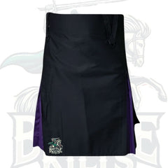 Black and Purple Utility Hybrid Kilt – Premium Gothic & Alternative Wear