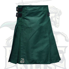Green Kilt with Rough Edges – Rugged & Stylish Scottish Kilt