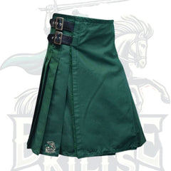 Green Kilt with Rough Edges – Rugged & Stylish Scottish Kilt