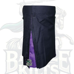 Black and Purple Utility Hybrid Kilt – Premium Gothic & Alternative Wear
