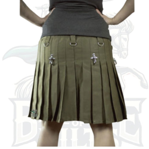 Women’s Olive Utility Skirt – Functional, Stylish & Modern