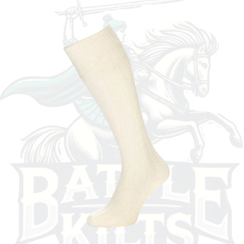 Men’s Budget White Hose | Battle of Kilts