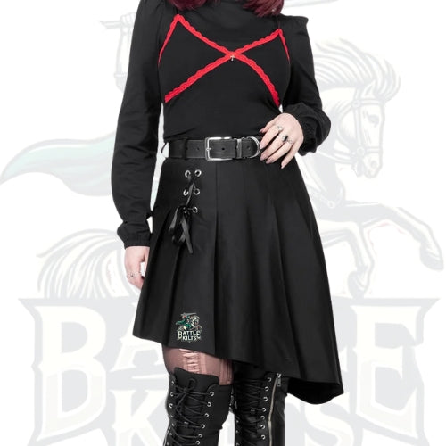 Delilah Pleated Lace-Up Mini Skirt – Chic, Stylish & Trendy