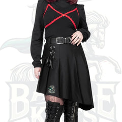 Delilah Pleated Lace-Up Mini Skirt – Chic, Stylish & Trendy