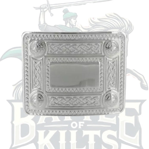 Antique Silver Kilt Belt Buckle – Timeless Highland Heritage